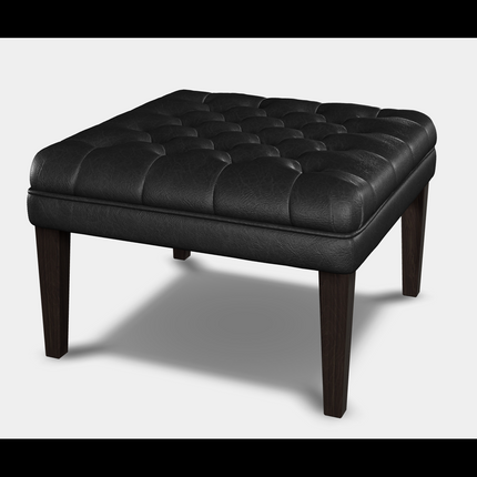 Mackenzie Tetrad Buttoned Footstool