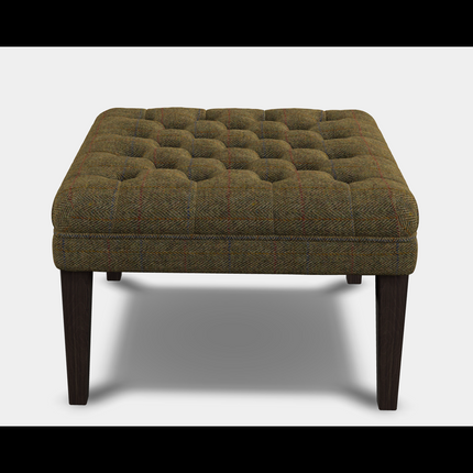 Mackenzie Tetrad Buttoned Footstool