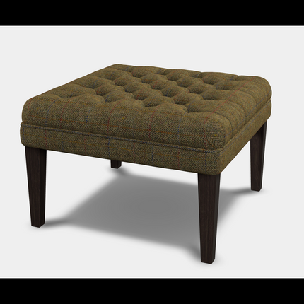 Mackenzie Tetrad Buttoned Footstool