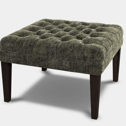 Mackenzie Tetrad Buttoned Footstool