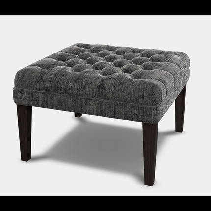 Mackenzie Tetrad Buttoned Footstool