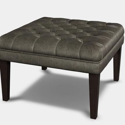 Mackenzie Tetrad Buttoned Footstool