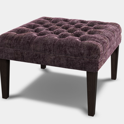 Mackenzie Tetrad Buttoned Footstool