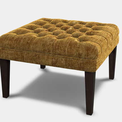 Mackenzie Tetrad Buttoned Footstool