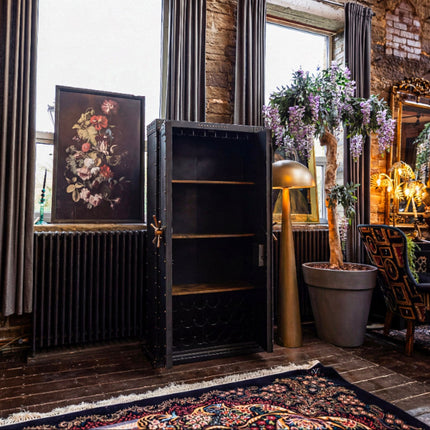 The Ironclad Vault Cabinet – Industrial Metal Bar & Drinks Storage Cabinet