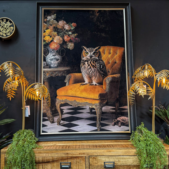 The Nocturne Owl Wall Art (Various Sizes)