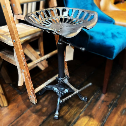 Tractor Seat Stool - Adjustable