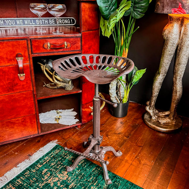Tractor Seat Bar Stool - Adjustable
