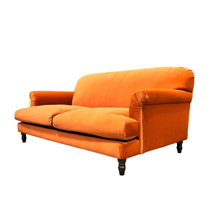 Truffle in Royal Orange Rust Velvet (Various Sizes)- Clearance