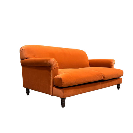 Truffle in Royal Orange Rust Velvet (Various Sizes)- Clearance