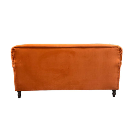 Truffle in Royal Orange Rust Velvet (Various Sizes)- Clearance