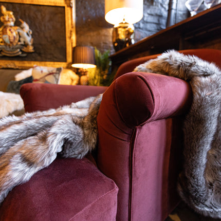 Truffle Armchair in Plush Velvet