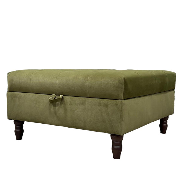 Truffle Storage Footstool in Royal Velvet