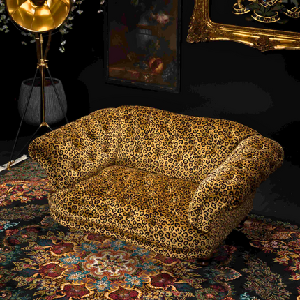 Oskar Chesterfield in Animal Velvet
