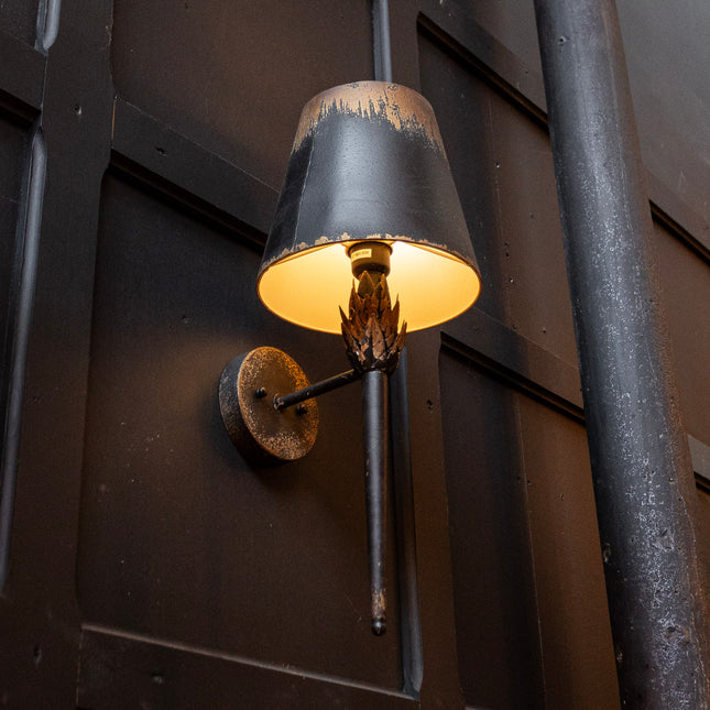 Iron Wall Light with Shade