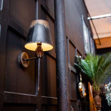 Iron Wall Light with Shade