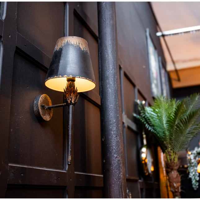 Iron Wall Light with Shade