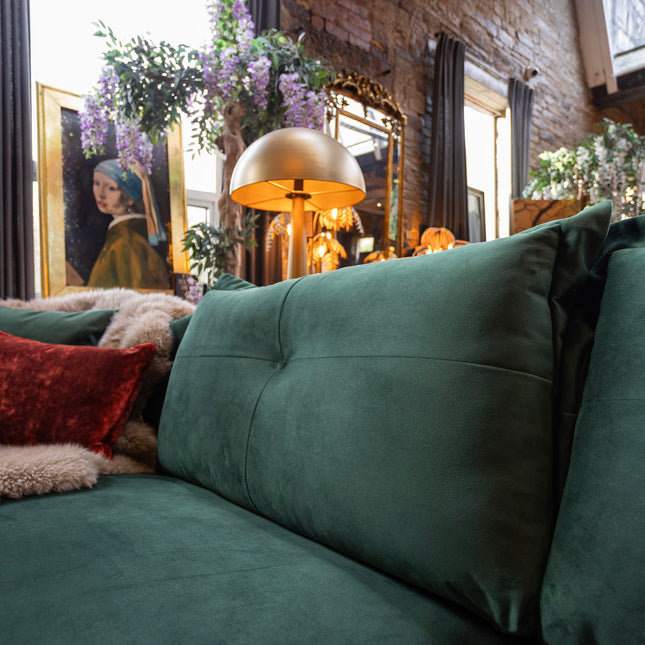 Moorland in Plush Emerald Velvet - (Various Sizes) - Clearance