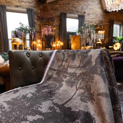 Noir Woodland Fabric - Clearance