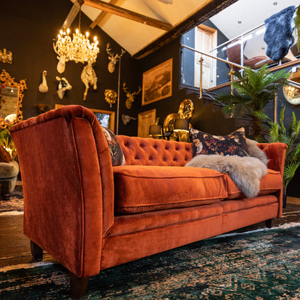 Granby Chesterfield Sofa in Opulence Velvet