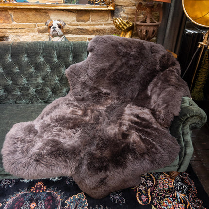 Sheepskin Rugs in Chocolate Brown (Various Sizes)