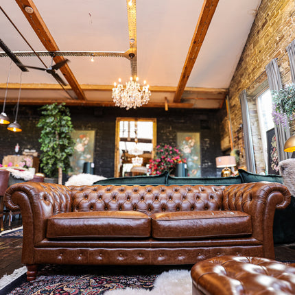 Bertie Chesterfield in Leather