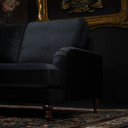 Albert Left Hand Facing Chaise Sofa Velvet