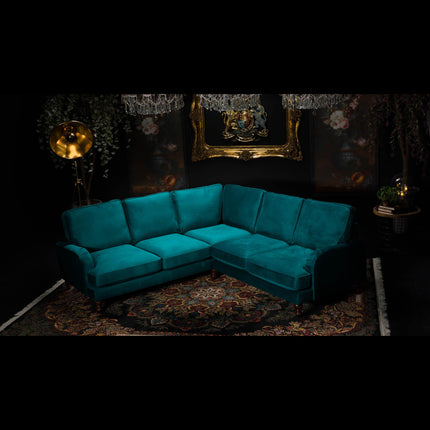 Albert 2 Corner 2 Sofa Velvet