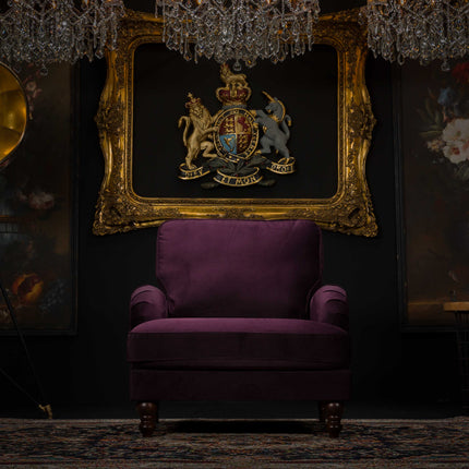 Albert Armchair in Plush Velvet