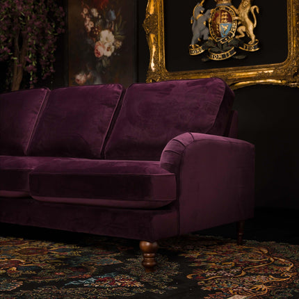 Albert Left Hand Facing Chaise Sofa Velvet