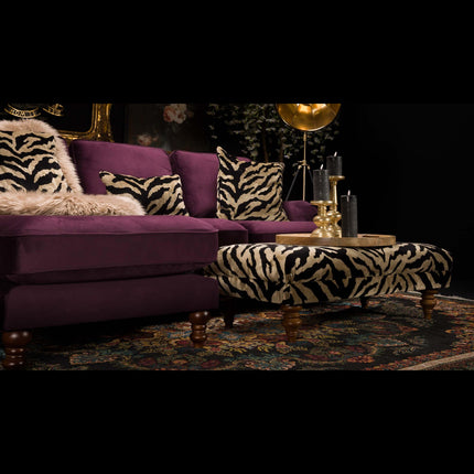 Albert Left Hand Facing Chaise Sofa Velvet