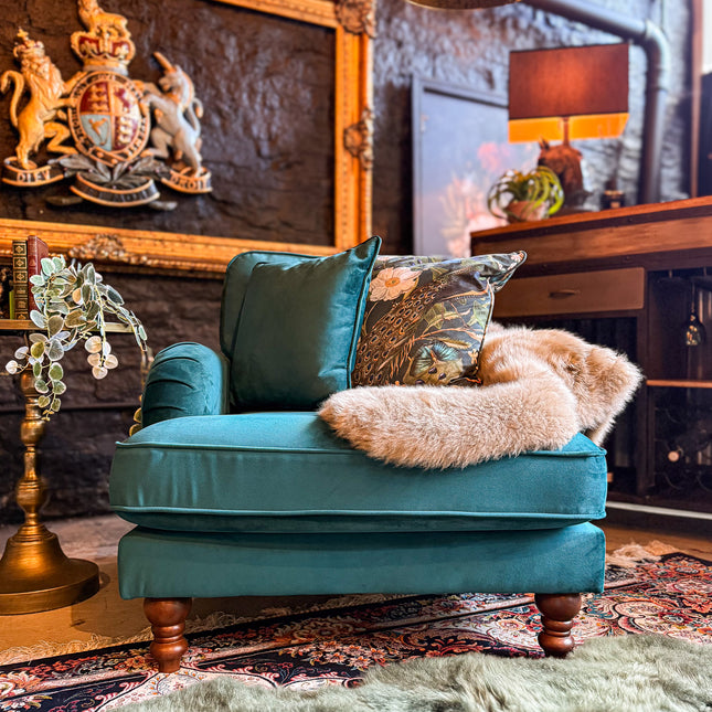 Albert Armchair in Plush Velvet