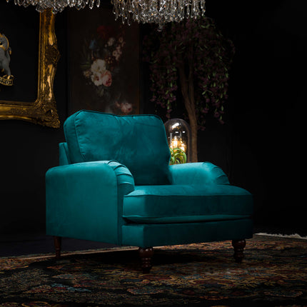 Albert Armchair in Plush Velvet