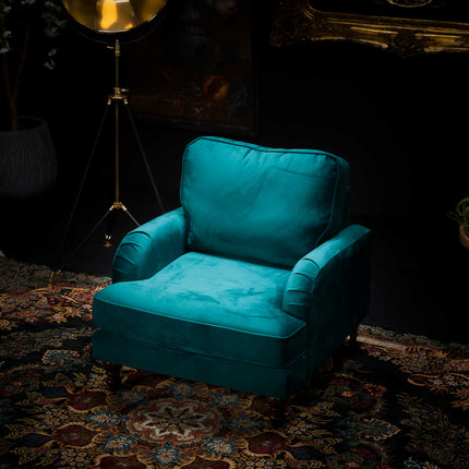 Albert Armchair in Plush Velvet