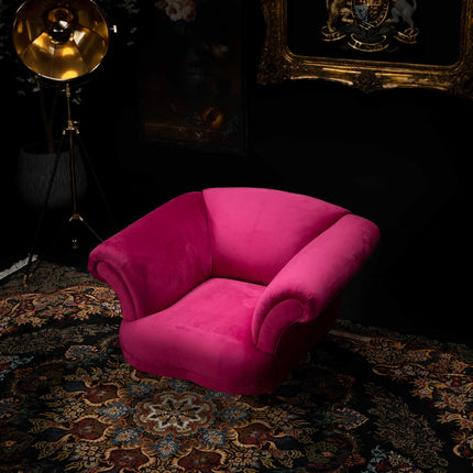 Oliver Club Chair Plush Velvet