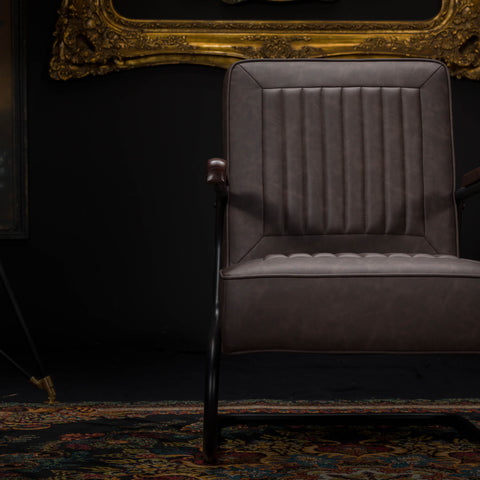 Retro Chair Grey (65 x 78 x 88cm)