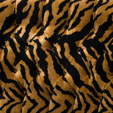Selfridges Petite Chesterfield Sofa in Zebra Gold Velvet