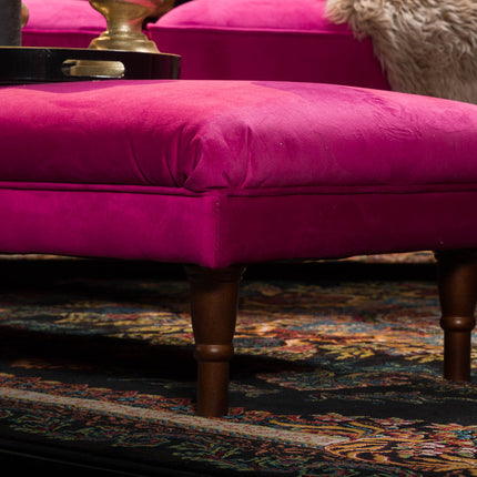 Albert Footstool Velvet