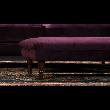 Albert Footstool Velvet