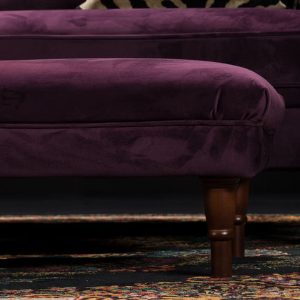 Albert Footstool Velvet