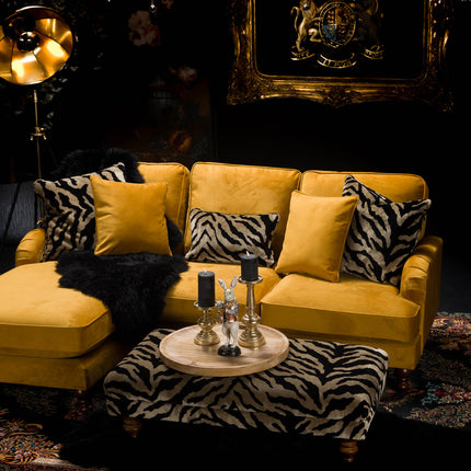 Albert Left Hand Facing Chaise Sofa Velvet