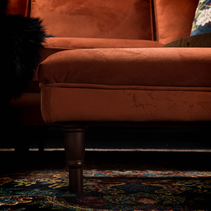 Albert Footstool Velvet