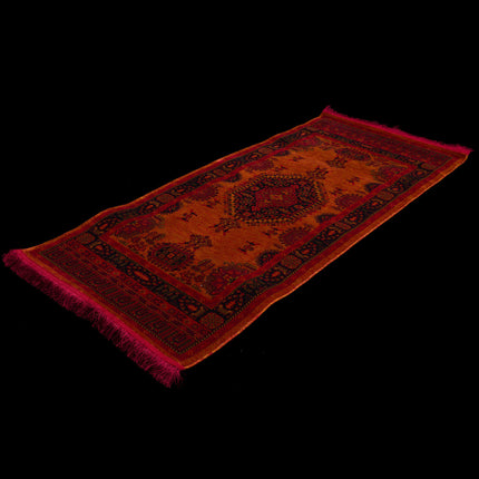 Vintage Burnt Orange Rug (Various Sizes)