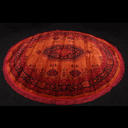 Vintage Burnt Orange Rug (Various Sizes)