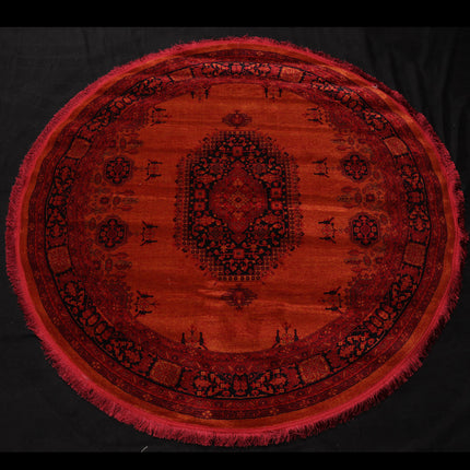 Vintage Burnt Orange Rug (Various Sizes)