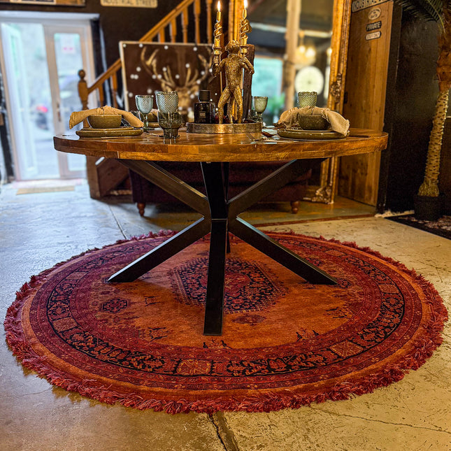 Vintage Orange Rug (Various Sizes) - Clearance