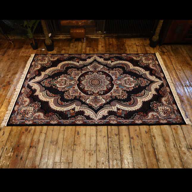 Vintage Black Rug (Various Sizes)