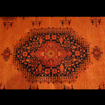 Vintage Burnt Orange Rug (Various Sizes)