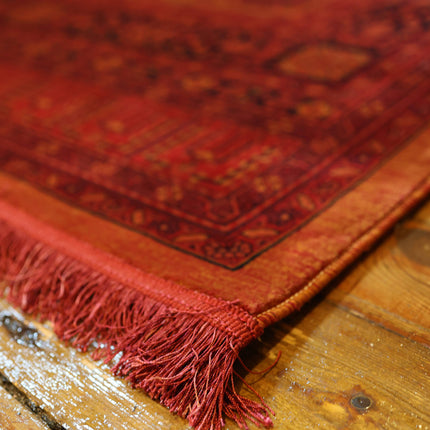 Vintage Burnt Orange Rug (Various Sizes)