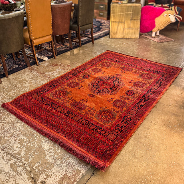 Vintage Orange Rug - Clearance